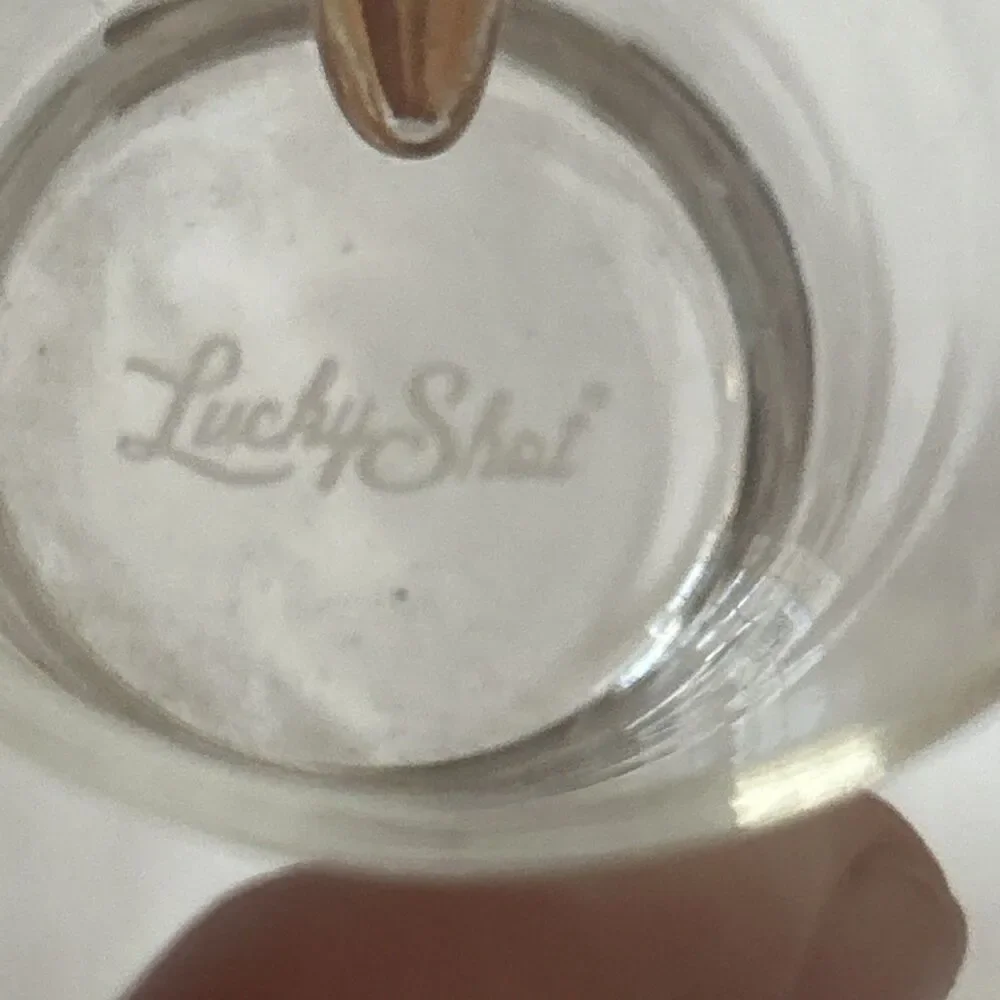 Lucky Shot Bullet Shot Glasses Bar Decor Gift Set Of 3